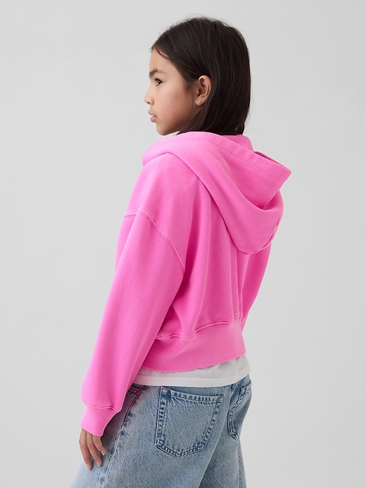 Image number 3 showing, Kids VintageSoft Oversized Logo Zip Hoodie
