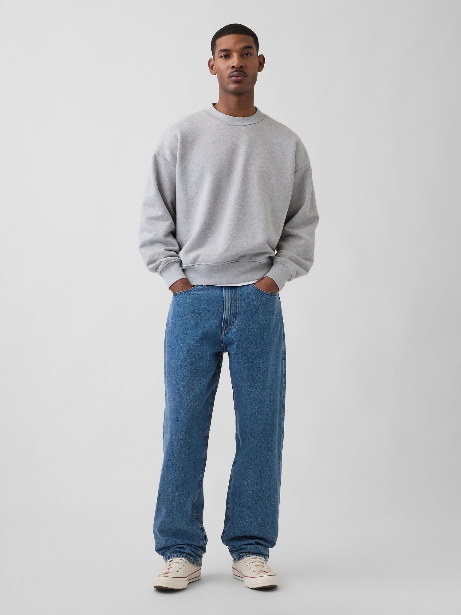 Мужские худи Gap Extra Heavyweight French Terry Sweatshirt — фото 2