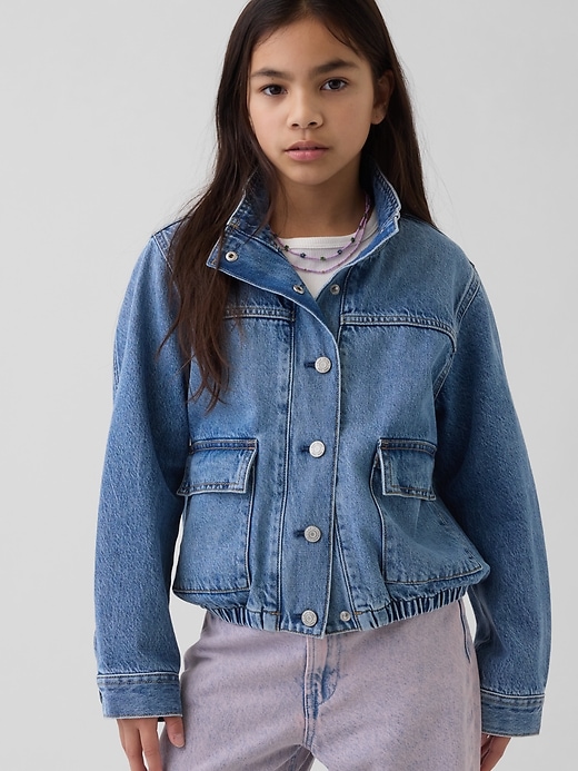 Kids Denim Utility Jacket