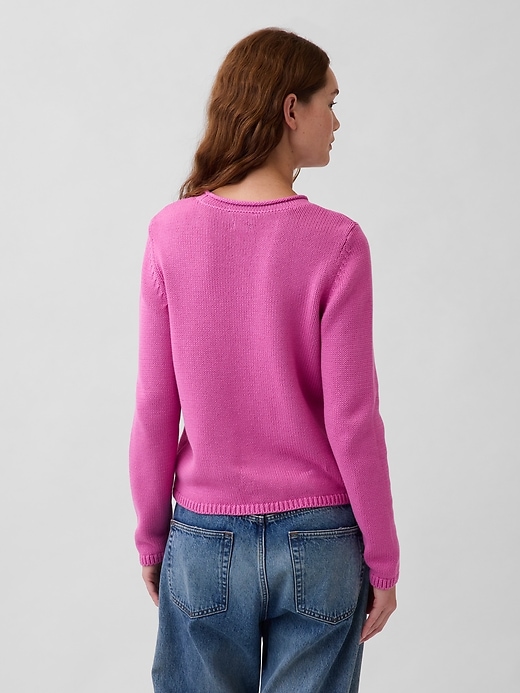 Image number 3 showing, 100% Cotton Rollneck Sweater