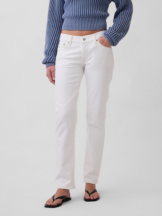 Image number 2 showing, Low Rise '90s Slim Straight Jeans