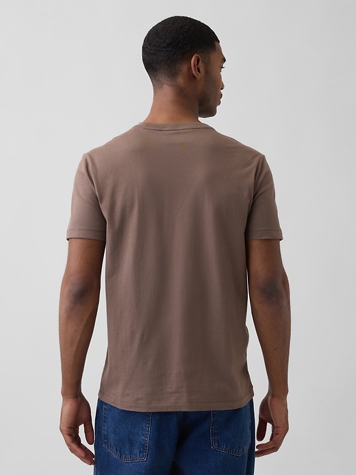 Image number 3 showing, Adult Organic Cotton Pocket T-Shirt