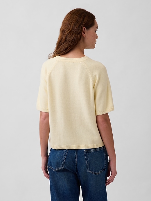 Image number 3 showing, CashSoft Raglan Sweater T-Shirt