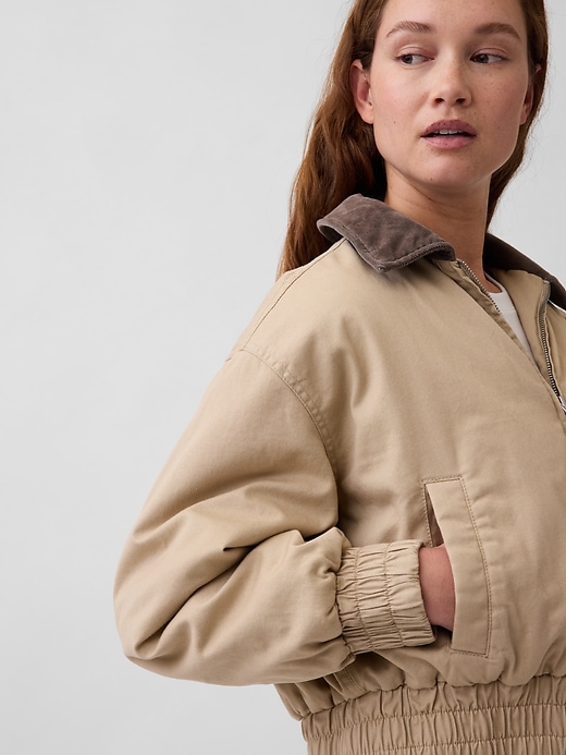 Image number 4 showing, Oversized Bomber Jacket