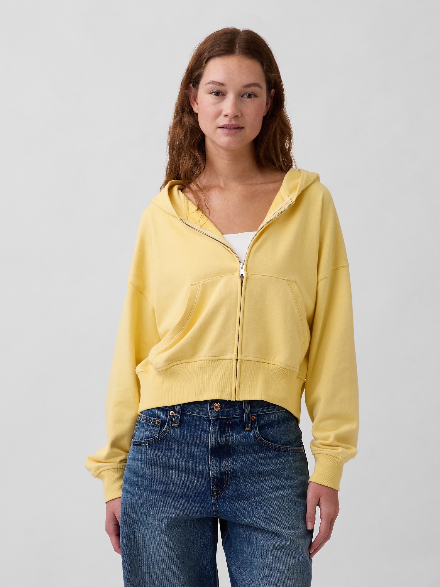 VintageSoft Terry Zip Hoodie