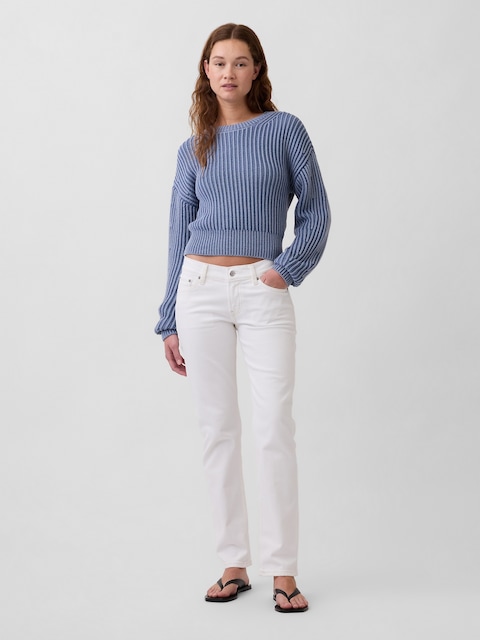 Low Rise '90s Slim Straight Jeans