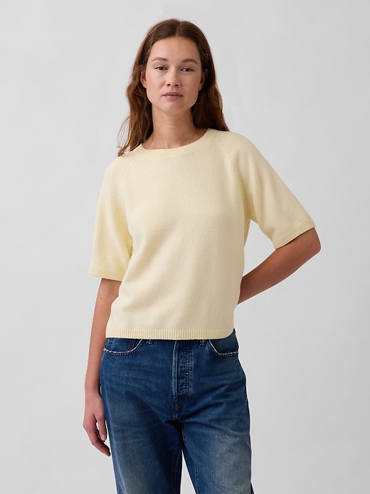 CashSoft Raglan Sweater T-Shirt