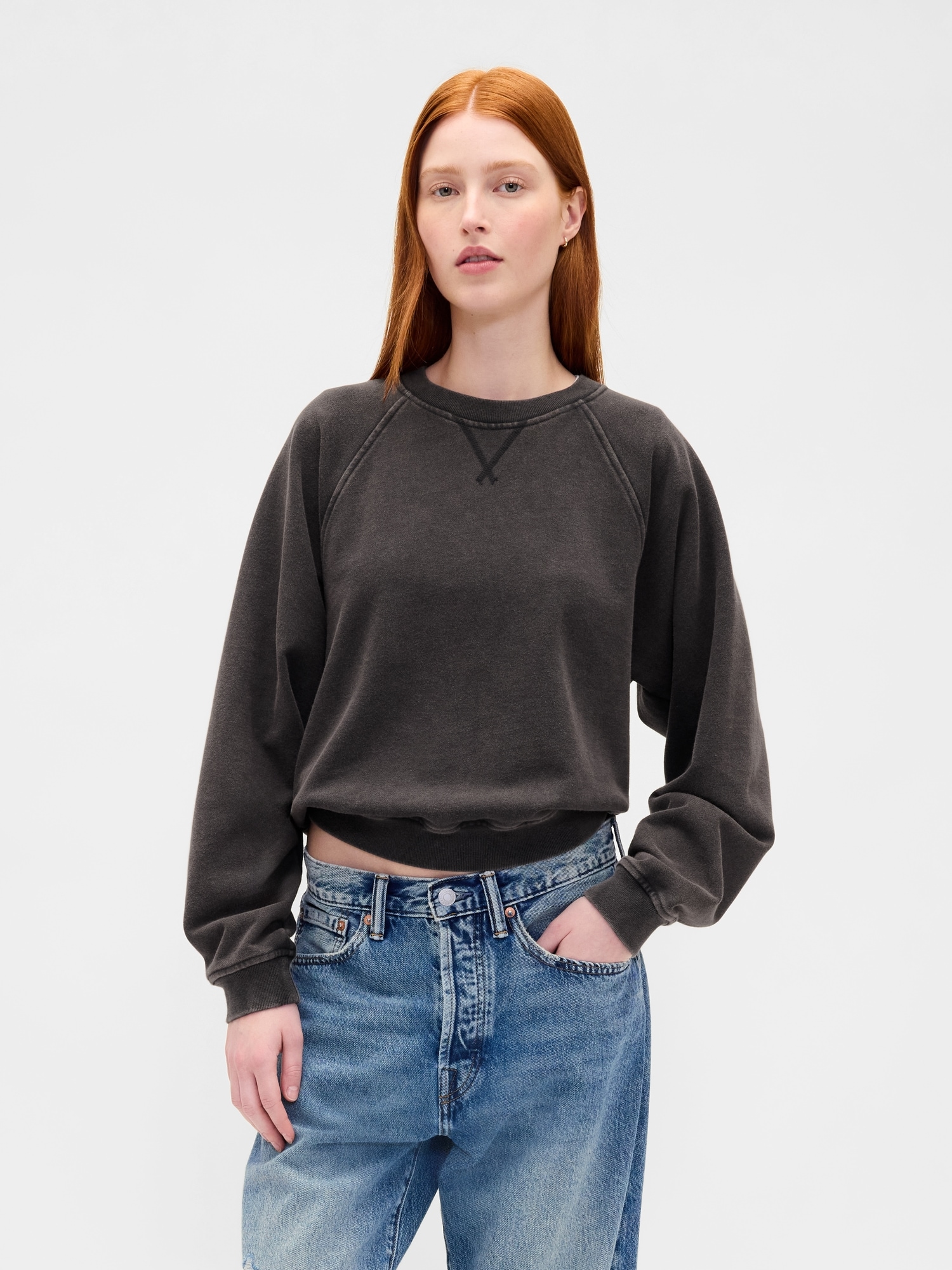 Heavyweight French Terry Raglan Sweatshirt