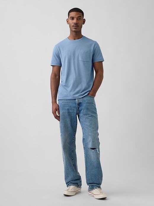 Image number 2 showing, Adult Organic Cotton Pocket T-Shirt