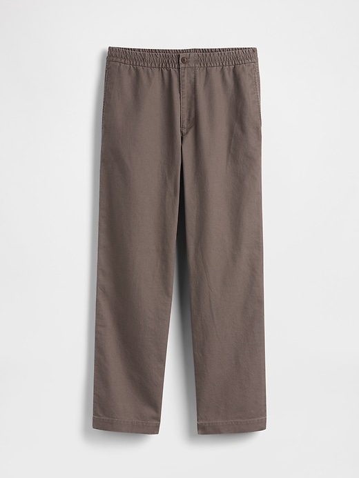 Image number 6 showing, Linen-Cotton Relaxed Taper Pants