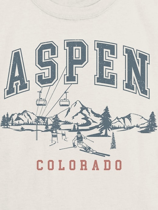 Image number 3 showing, Kids Aspen Ski Graphic T-Shirt