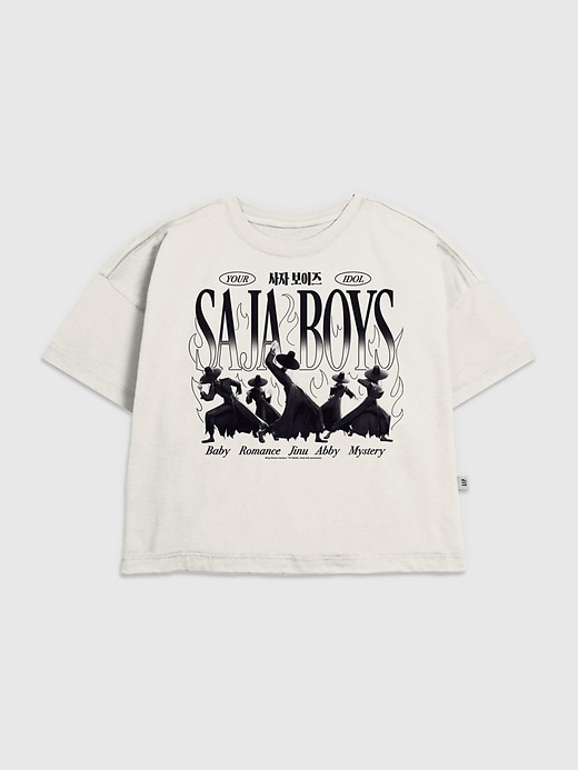 Image number 1 showing, Kids K-Pop Demon Hunters Saja Boys Silhouette Graphic T-Shirt