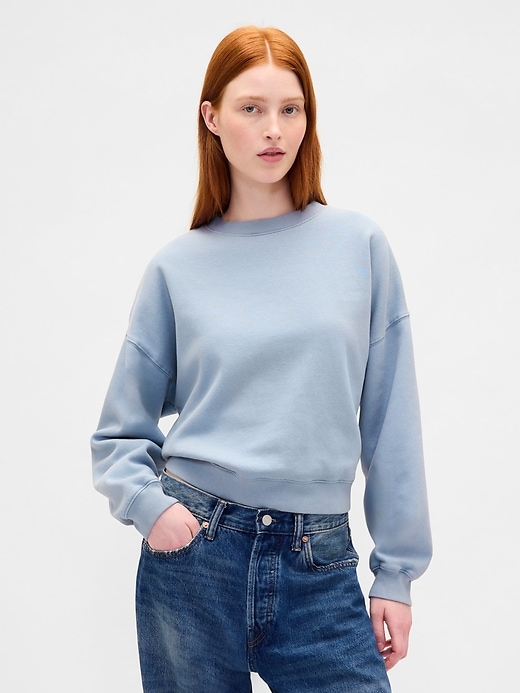 Image number 1 showing, VintageSoft Wedge Crewneck Sweatshirt