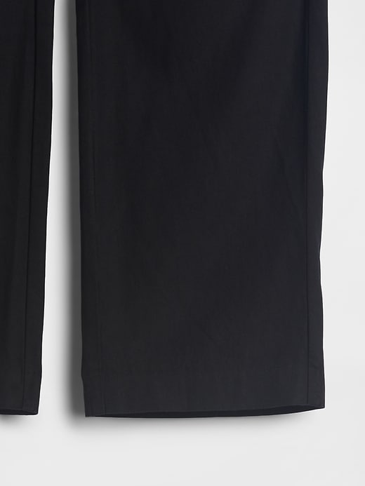 Image number 8 showing, Linen-Blend Relaxed Straight Ankle Pants