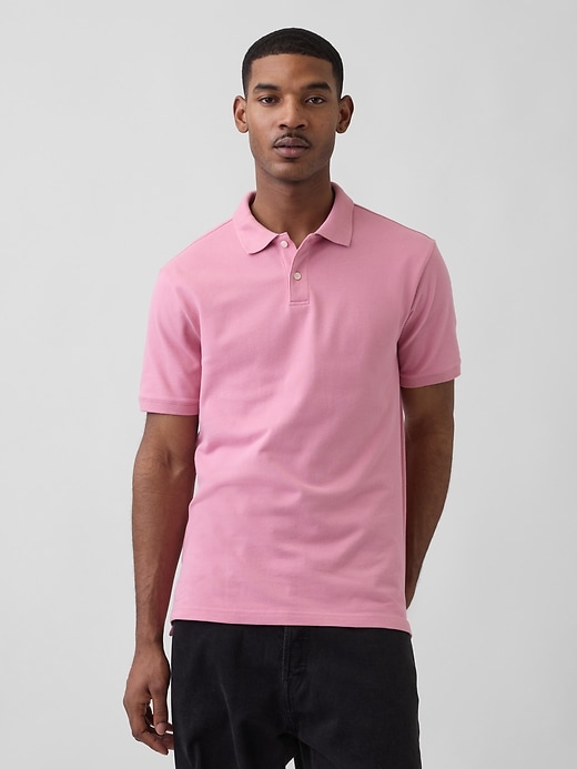 Image number 1 showing, Pique Polo Shirt