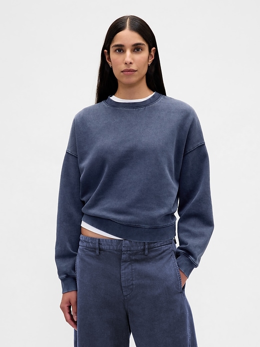 Image number 1 showing, VintageSoft Wedge Crewneck Sweatshirt