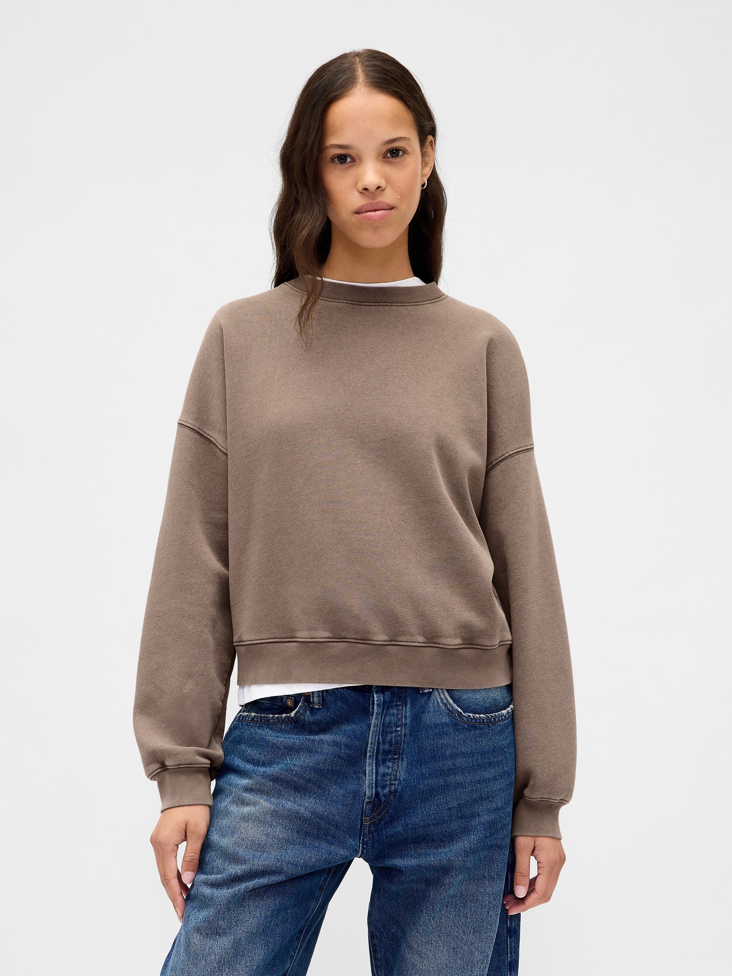 VintageSoft Wedge Crewneck Sweatshirt