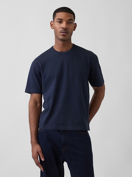 Image number 1 showing, Adult Heavyweight Crop T-Shirt