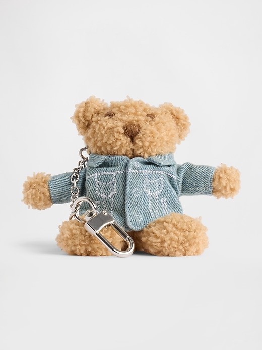 Image number 1 showing, Brannan Bear Denim Jacket Keychain Charm