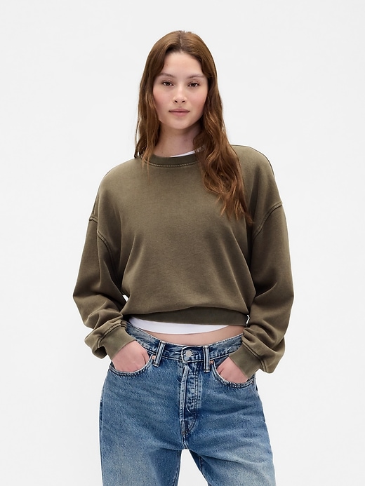 Image number 1 showing, Heavyweight French Terry Oversized Sweatshirt