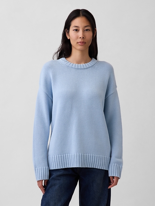 Image number 1 showing, 100% Cotton Oversized Sweater
