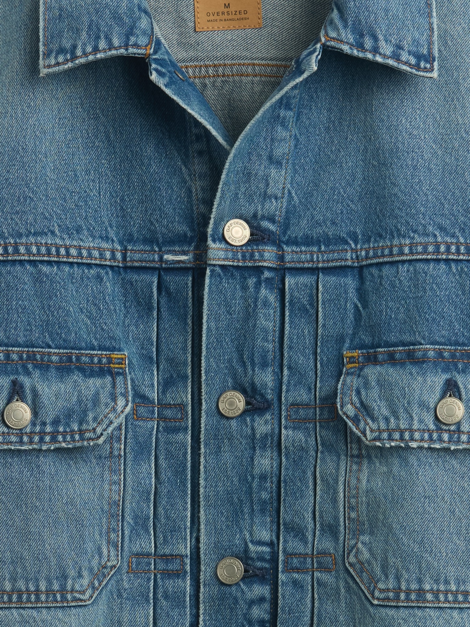 Мужские куртки Gap Relaxed Icon Denim Jacket — фото 4
