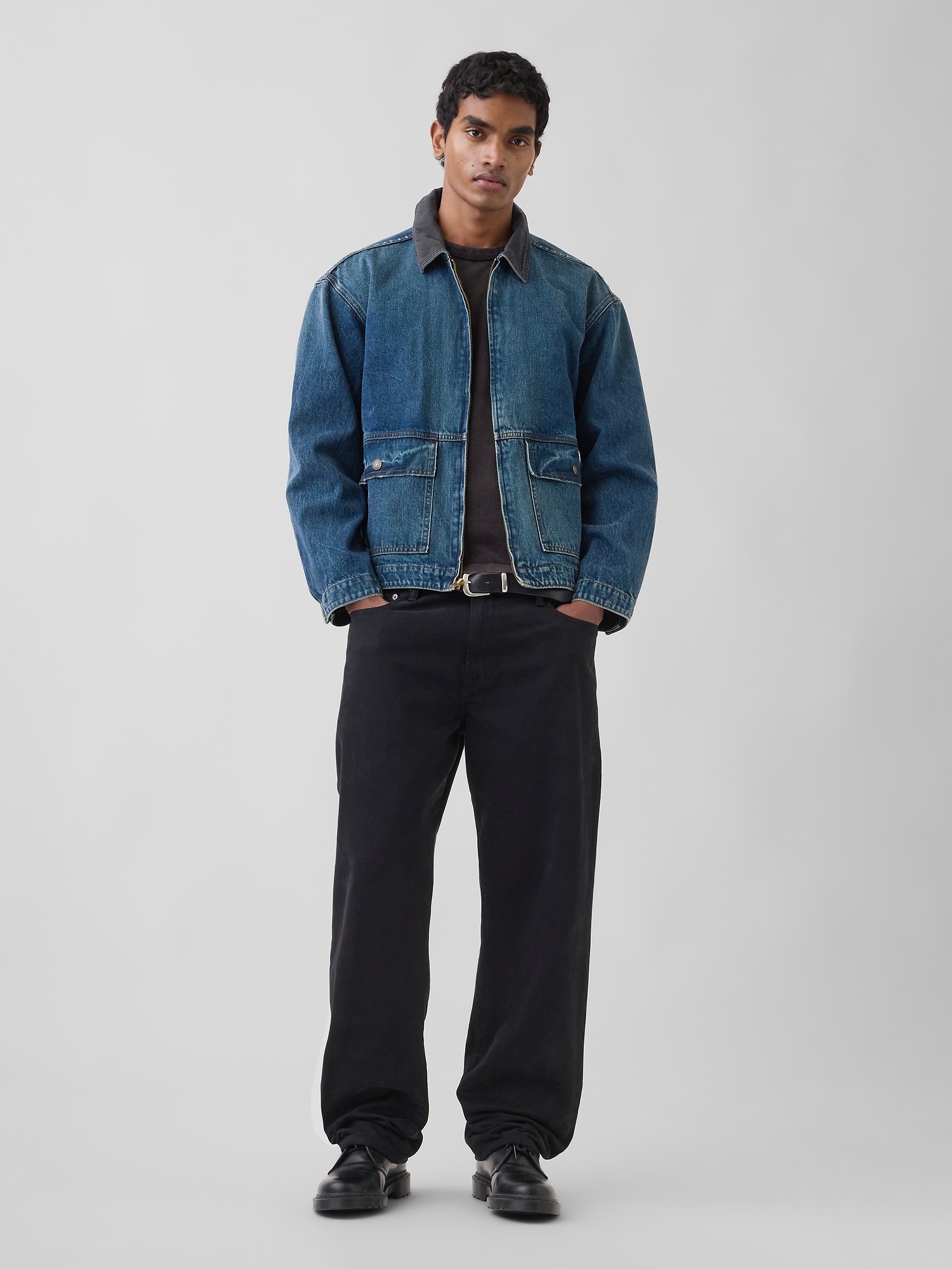 Мужские куртки Gap Denim Workwear Jacket — фото 2
