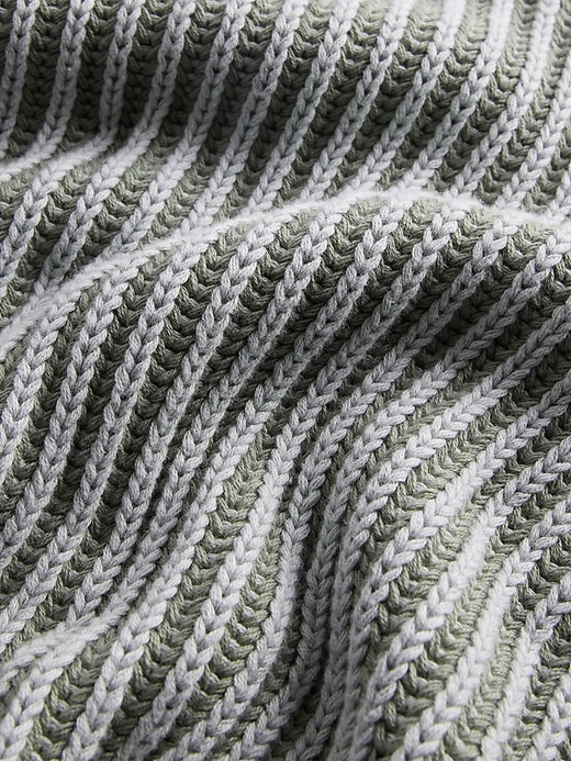 Image number 4 showing, 100% Cotton Barrel-Sleeve Crop Sweater