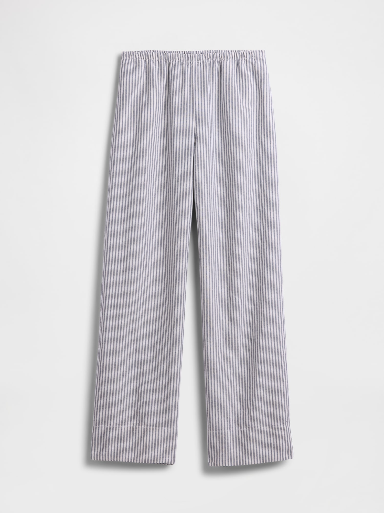 Linen-Blend Relaxed Wide-Leg Pants