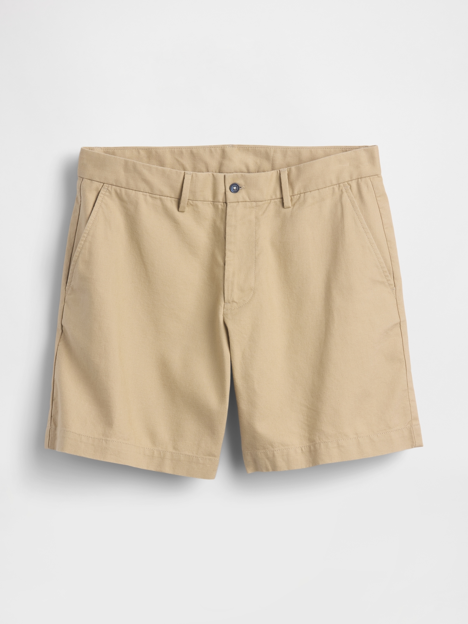 7.5" Linen-Cotton Shorts
