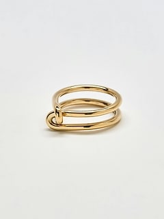 Admiral Row Gold Double Knot Ring