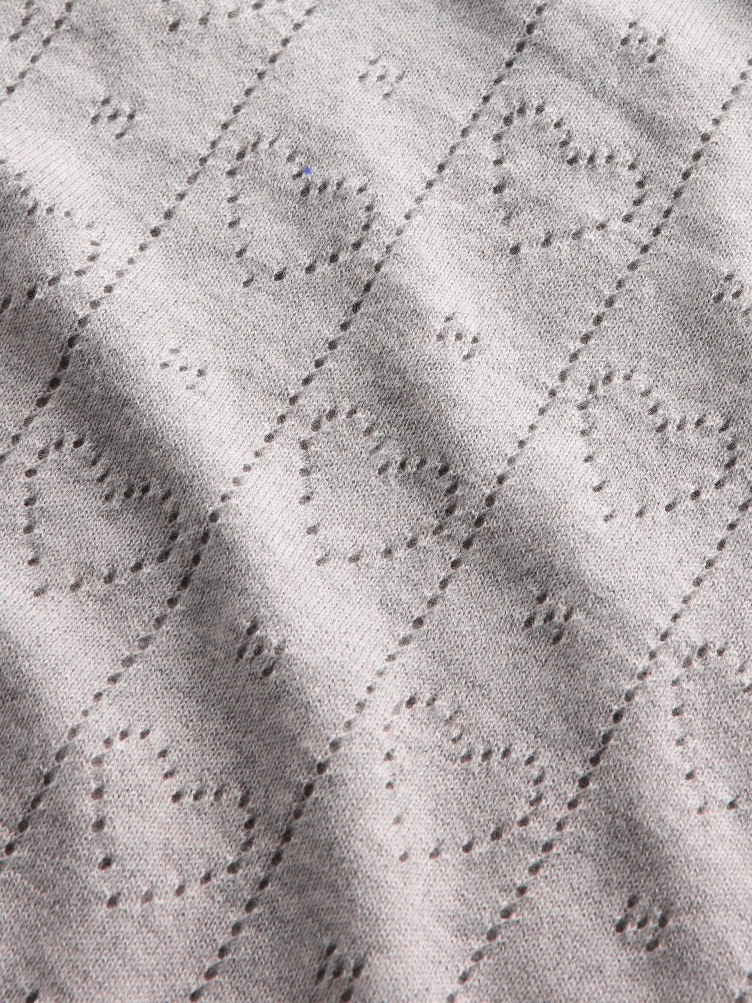 Lightweight CashSoft Pointelle Heart PJ Top