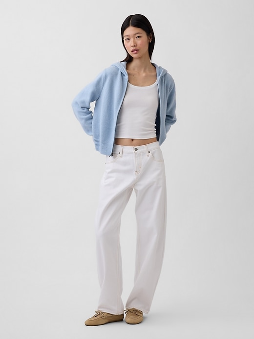 Image number 2 showing, CashSoft Sweater Zip Hoodie