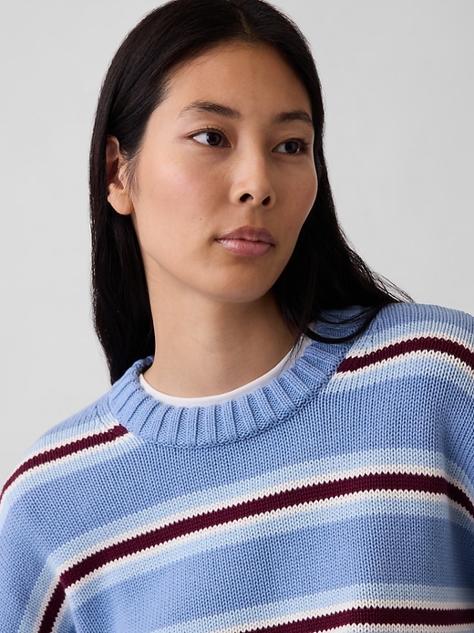Image number 4 showing, 100% Cotton Oversized Sweater