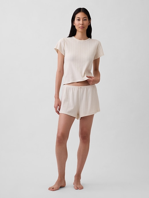 Image number 2 showing, Pointelle PJ T-Shirt