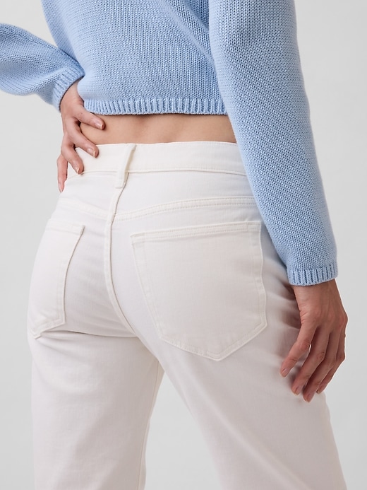 Image number 6 showing, Mid Rise Relaxed Straight Jeans