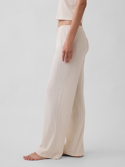 Image number 3 showing, Pointelle PJ Pants