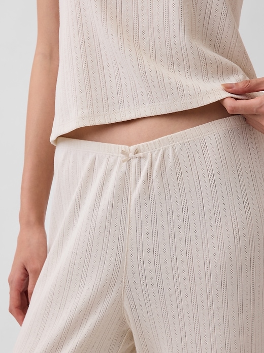 Image number 5 showing, Pointelle PJ Pants