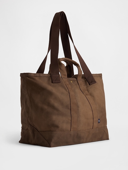 Image number 2 showing, Waxed Canvas Tote Bag