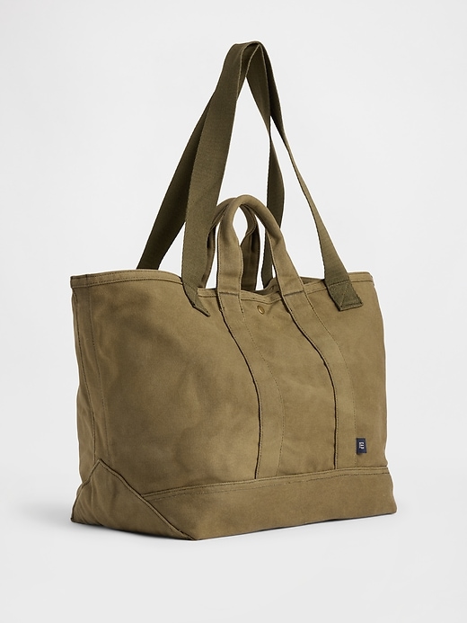 Image number 2 showing, Waxed Canvas Tote Bag