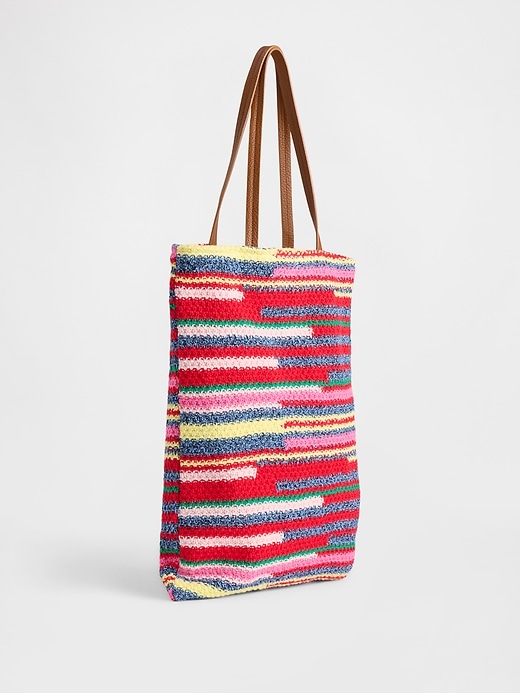 Image number 2 showing, Crochet Tote Bag