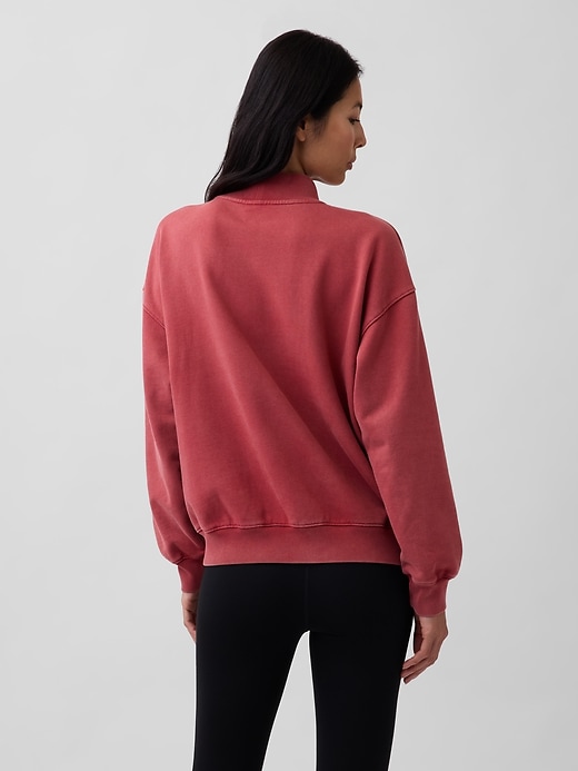 Image number 3 showing, Heavyweight French Terry Oversized Mockneck Sweatshirt