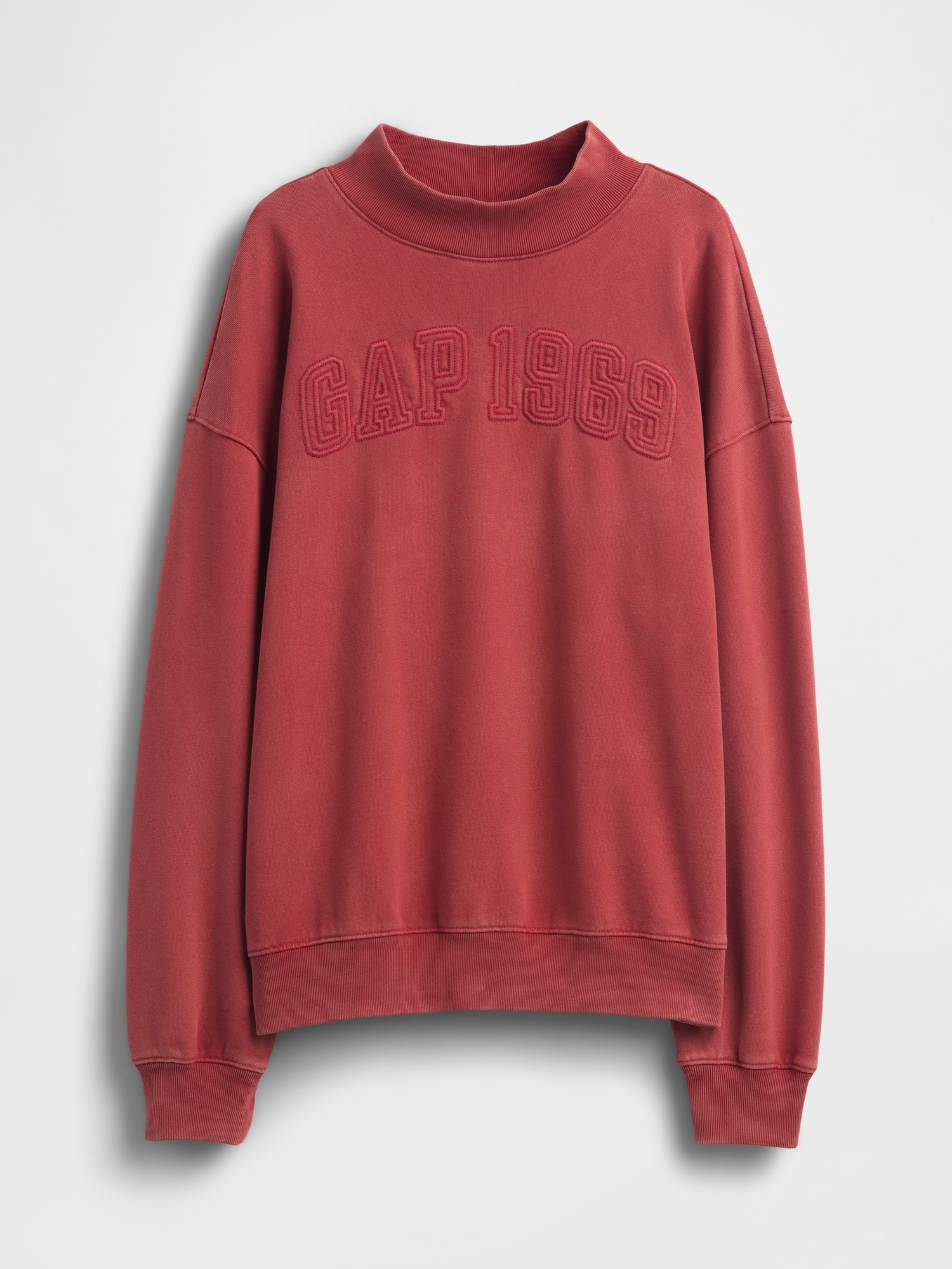 Heavyweight French Terry Oversized Mockneck Sweatshirt