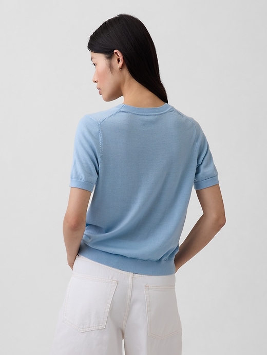 Image number 3 showing, 100% Merino Wool Sweater Top