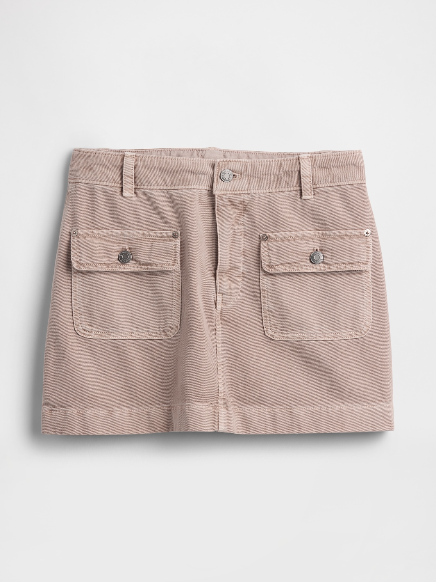 Mid Rise Cargo Mini Skort