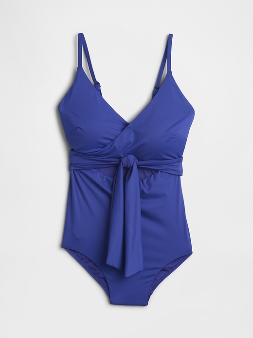 Image number 4 showing, Cutout Wrap One-Piece Swimsuit
