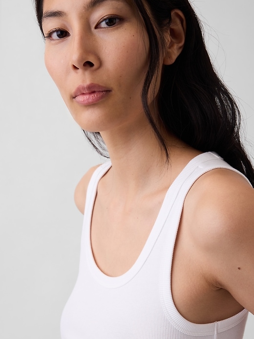Image number 4 showing, Rib Scoop Tank Top