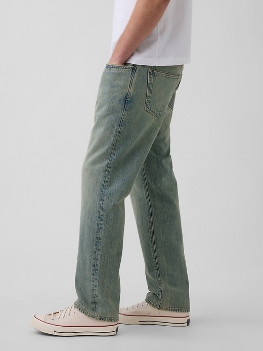 Image number 3 showing, Relaxed Straight Jeans