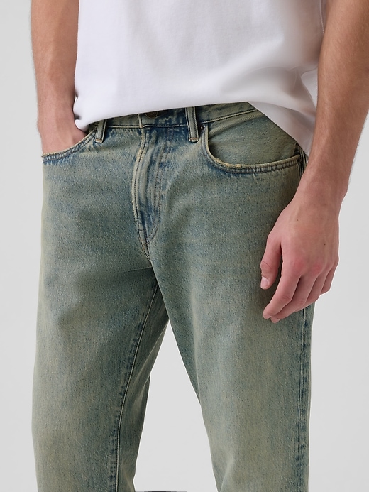 Image number 5 showing, Relaxed Straight Jeans