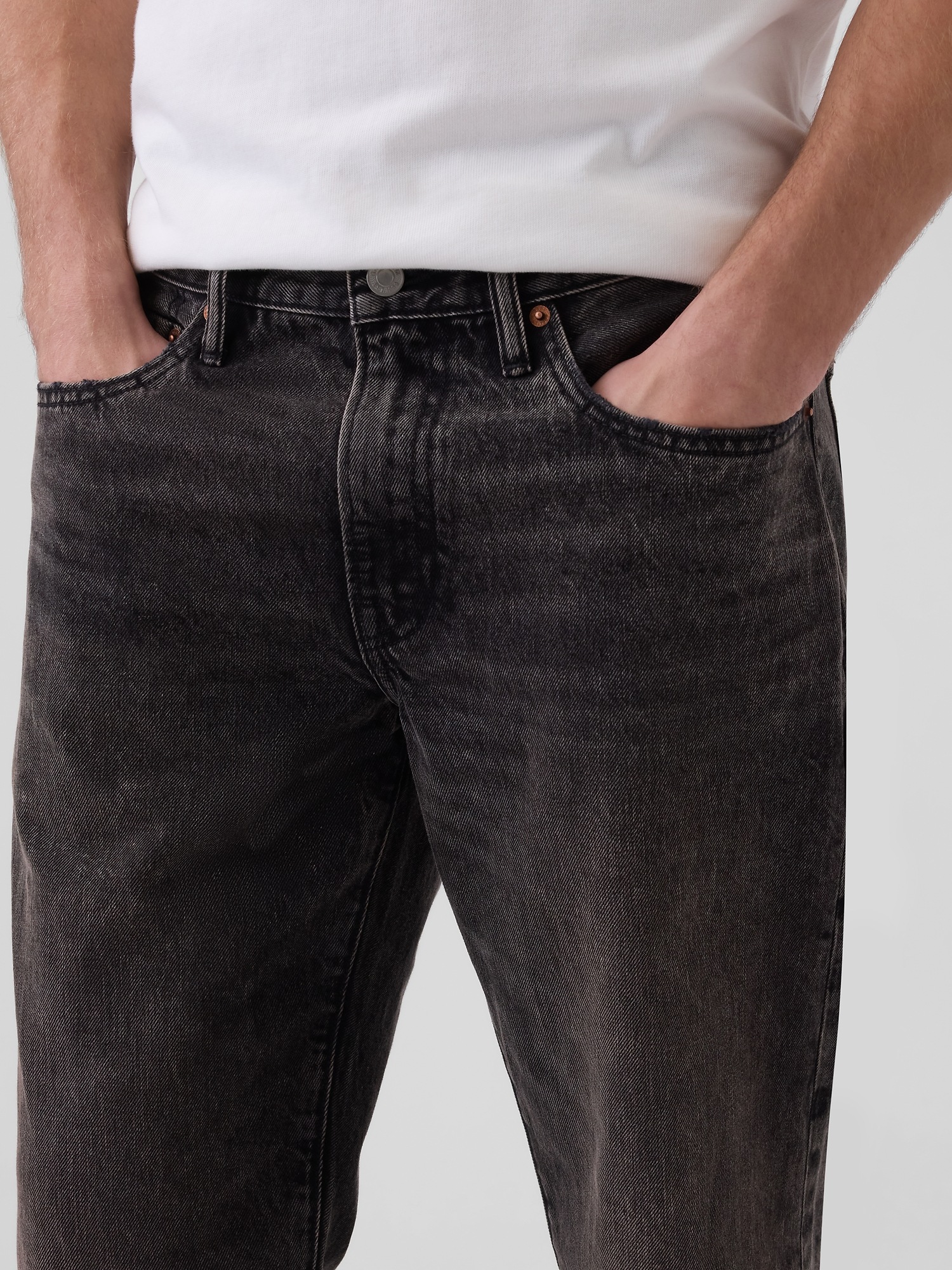 Мужские джинсы Gap Relaxed Straight Jeans — фото 4